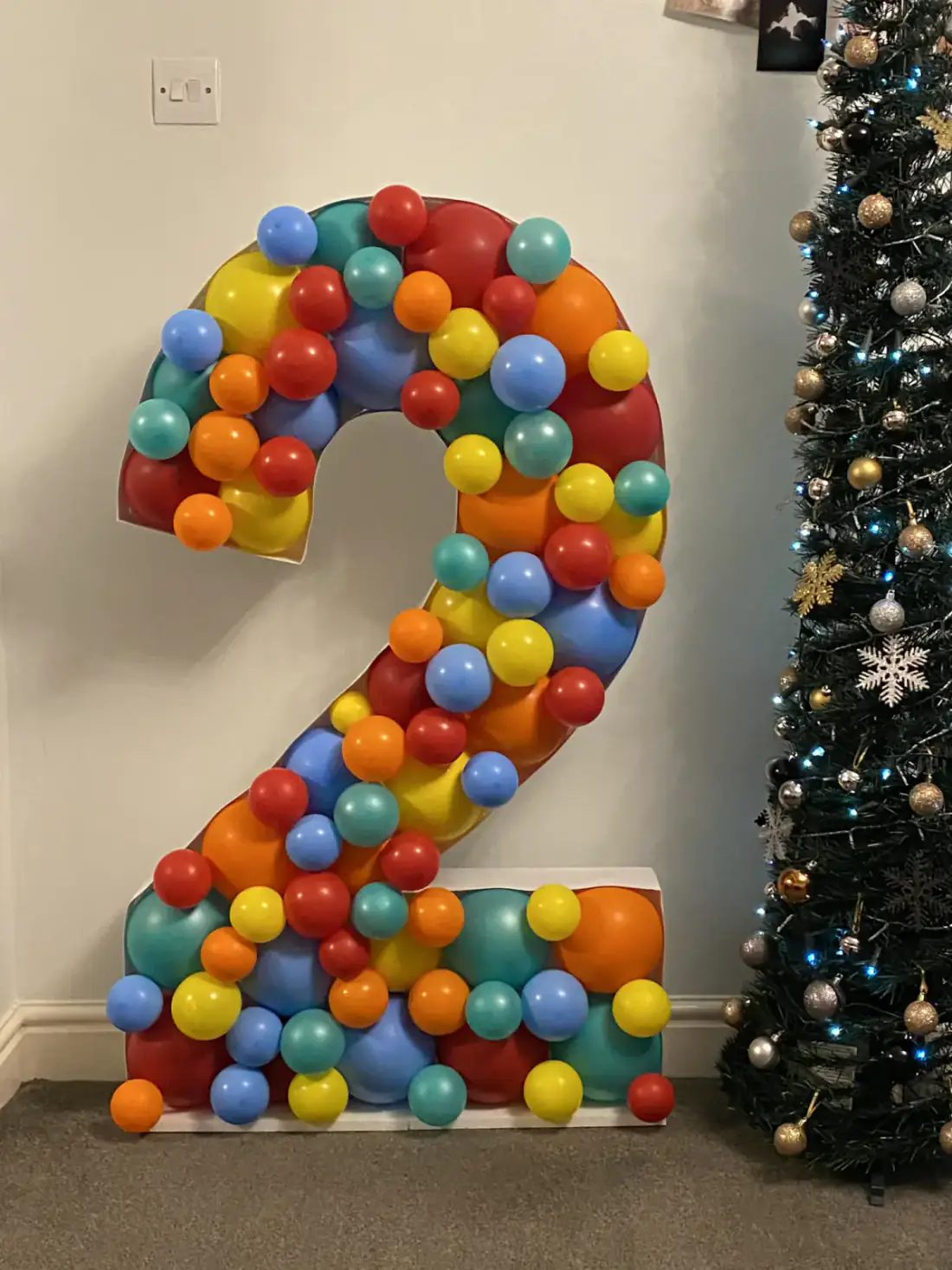 Large rainbow balloon number two