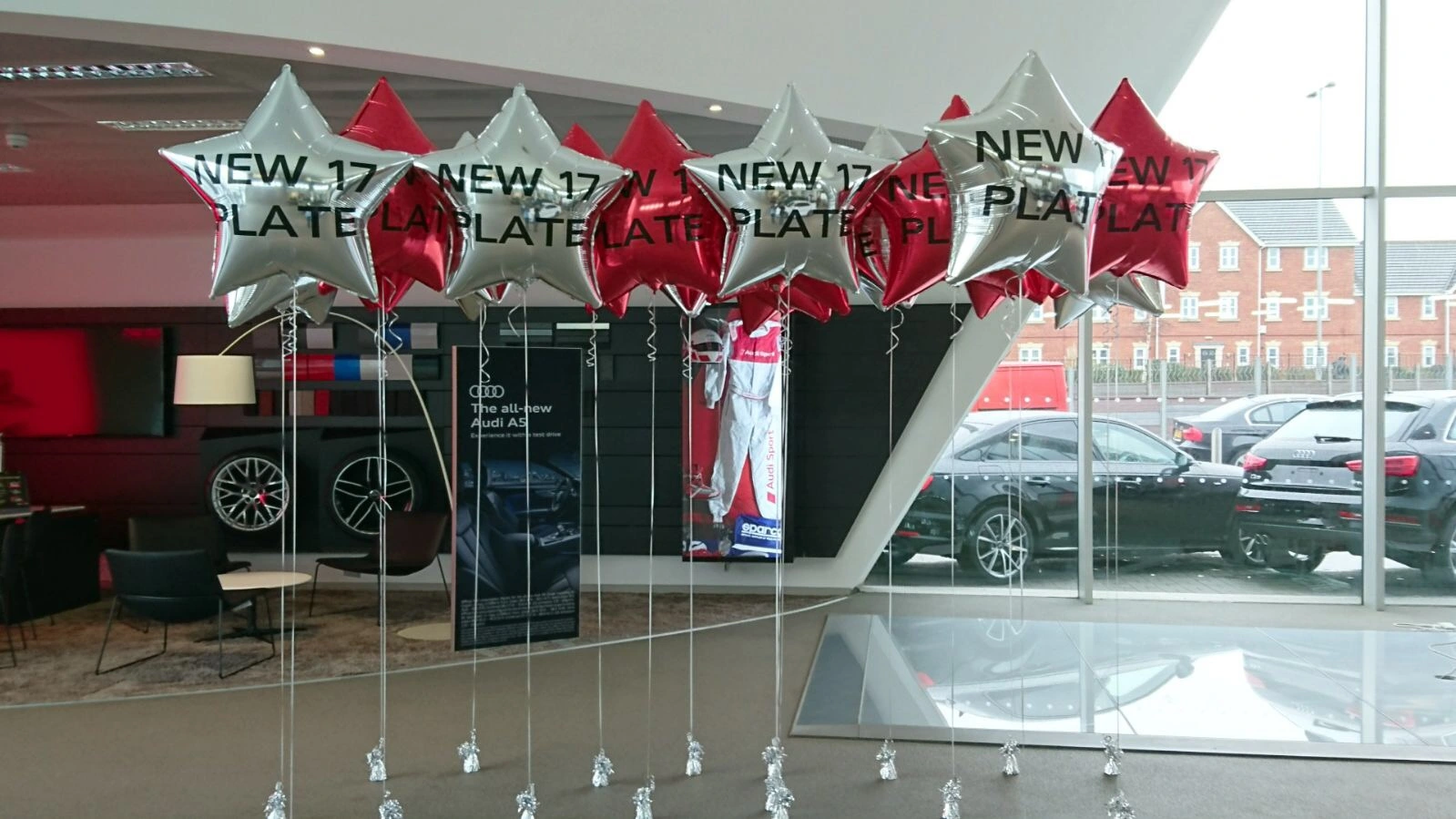 Car showroom balloon display 5