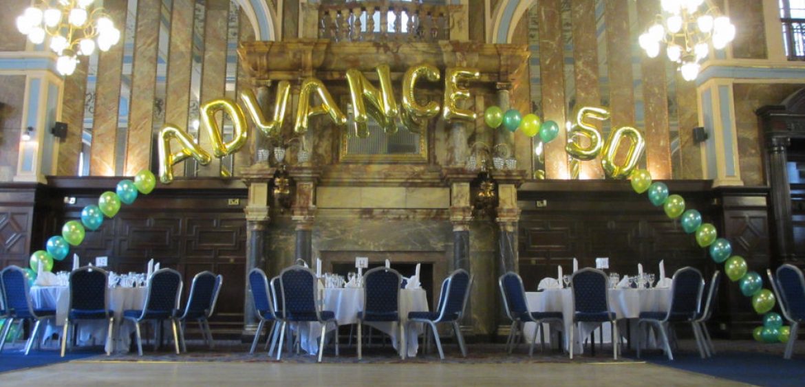 Foil Letter Arch
