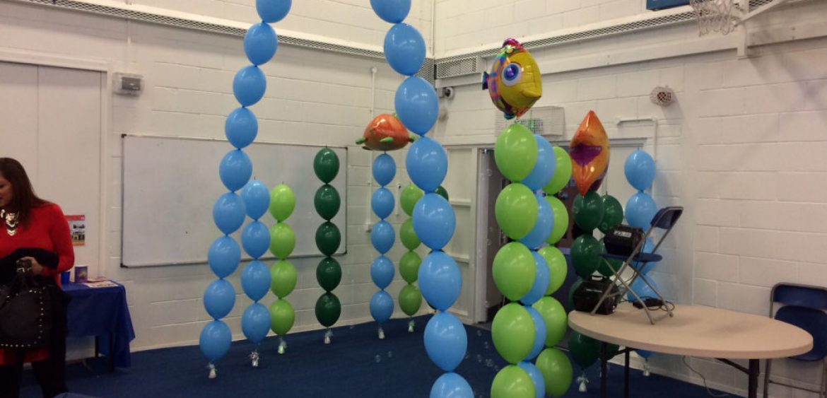 Under the Sea - Balloon Arch with Fish Foil Balloons